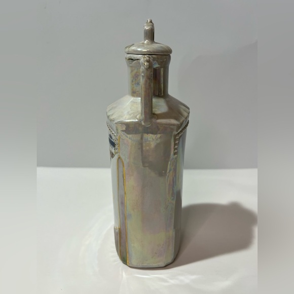 Lustreware 1950s Iridescent German Lusterware Porcelain Vinegar Decanter 2895 - Picture 8 of 14